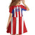 Custom Paraguay Star Football Family Matching Long Sleeve Bodycon Dress and Hawaiian Shirt Go Albirroja