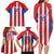 Custom Paraguay Star Football Family Matching Long Sleeve Bodycon Dress and Hawaiian Shirt Go Albirroja