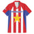 Custom Paraguay Star Football Family Matching Long Sleeve Bodycon Dress and Hawaiian Shirt Go Albirroja