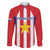 Custom Paraguay Star Football Family Matching Long Sleeve Bodycon Dress and Hawaiian Shirt Go Albirroja