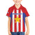 Custom Paraguay Star Football Family Matching Long Sleeve Bodycon Dress and Hawaiian Shirt Go Albirroja