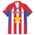 Custom Paraguay Star Football Family Matching Mermaid Dress and Hawaiian Shirt Go Albirroja