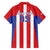 Custom Paraguay Star Football Family Matching Off The Shoulder Long Sleeve Dress and Hawaiian Shirt Go Albirroja