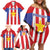 Custom Paraguay Star Football Family Matching Off Shoulder Short Dress and Hawaiian Shirt Go Albirroja