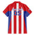 Custom Paraguay Star Football Family Matching Off Shoulder Short Dress and Hawaiian Shirt Go Albirroja