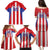 Custom Paraguay Star Football Family Matching Puletasi and Hawaiian Shirt Go Albirroja