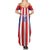 Custom Paraguay Star Football Family Matching Summer Maxi Dress and Hawaiian Shirt Go Albirroja