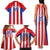 Custom Paraguay Star Football Family Matching Tank Maxi Dress and Hawaiian Shirt Go Albirroja