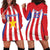 Custom Paraguay Star Football Hoodie Dress Go Albirroja