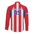 Custom Paraguay Star Football Long Sleeve Button Shirt Go Albirroja