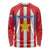 Custom Paraguay Star Football Long Sleeve Shirt Go Albirroja