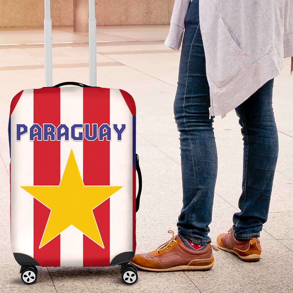 Paraguay Star Football Luggage Cover Go Albirroja