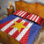 Paraguay Star Football Quilt Bed Set Go Albirroja