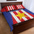 Paraguay Star Football Quilt Bed Set Go Albirroja