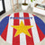 Paraguay Star Football Round Carpet Go Albirroja