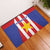 Paraguay Star Football Rubber Doormat Go Albirroja