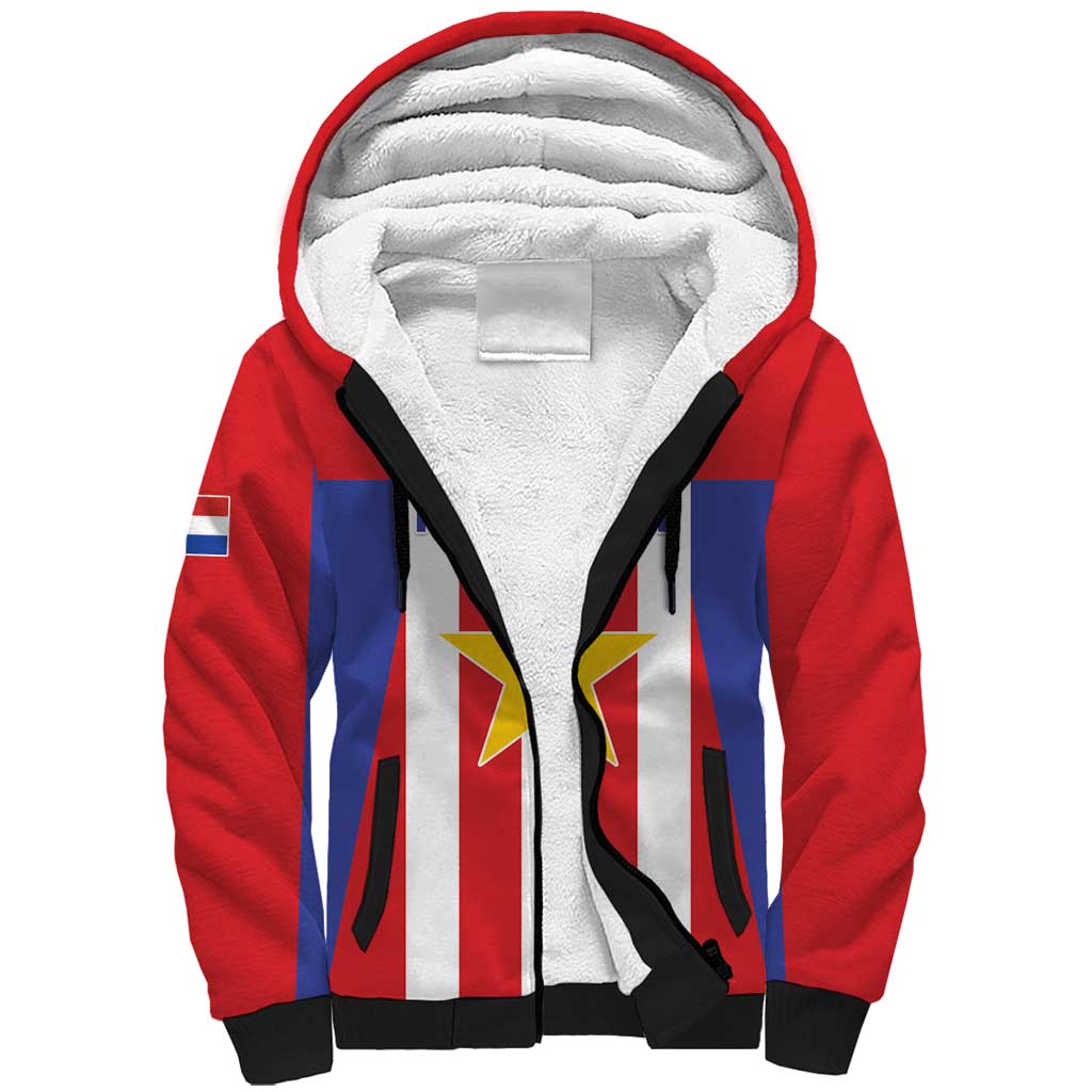 Custom Paraguay Star Football Sherpa Hoodie Go Albirroja