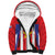 Custom Paraguay Star Football Sherpa Hoodie Go Albirroja