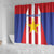 Paraguay Star Football Shower Curtain Go Albirroja