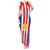 Custom Paraguay Star Football Tank Maxi Dress Go Albirroja