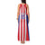 Custom Paraguay Star Football Tank Maxi Dress Go Albirroja