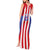 Custom Paraguay Star Football Tank Maxi Dress Go Albirroja