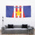 Paraguay Star Football Tapestry Go Albirroja