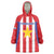 Custom Paraguay Star Football Wearable Blanket Hoodie Go Albirroja