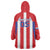 Custom Paraguay Star Football Wearable Blanket Hoodie Go Albirroja