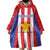 Custom Paraguay Star Football Wearable Blanket Hoodie Go Albirroja