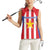 Custom Paraguay Star Football Women Sleeveless Polo Shirt Go Albirroja