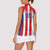 Custom Paraguay Star Football Women Sleeveless Polo Shirt Go Albirroja