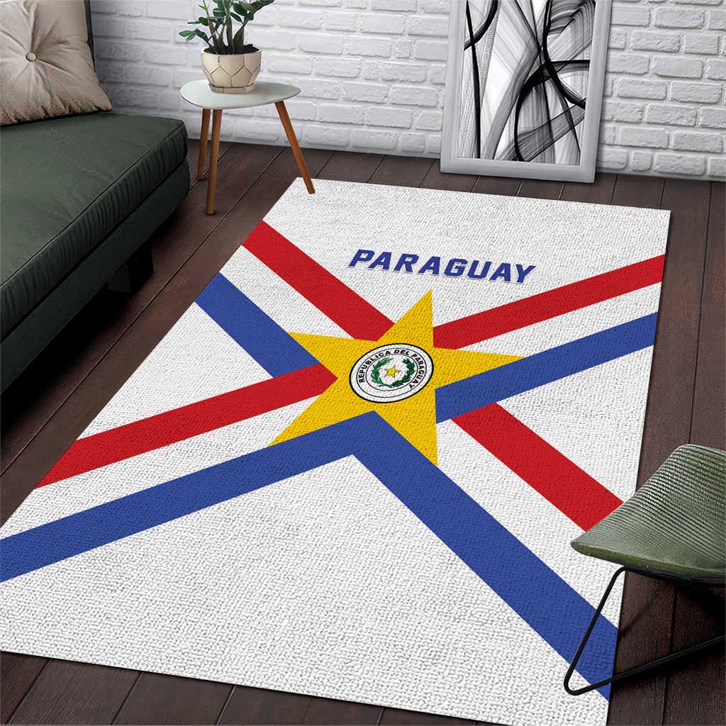 Paraguay Football Area Rug Unique Style