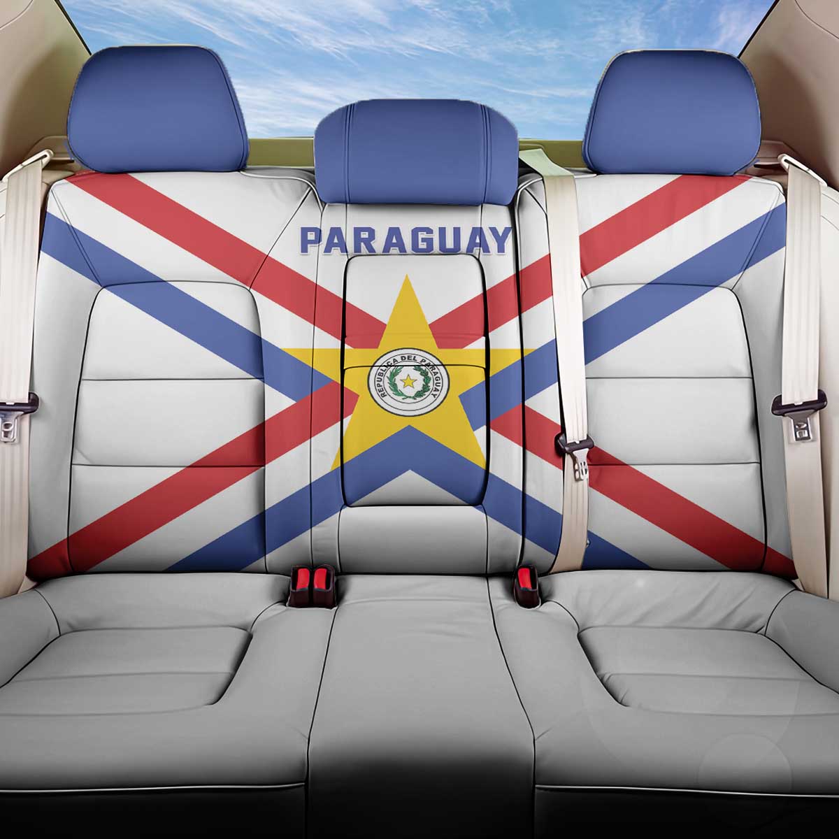 Paraguay Football Back Car Seat Cover Unique Style