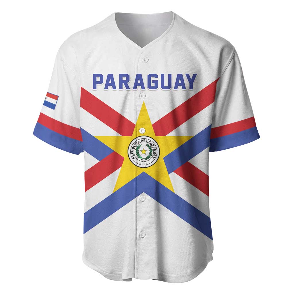 Custom Paraguay Football Baseball Jersey Unique Style