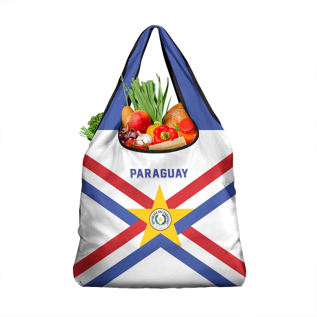 Paraguay Football Grocery Bag Unique Style