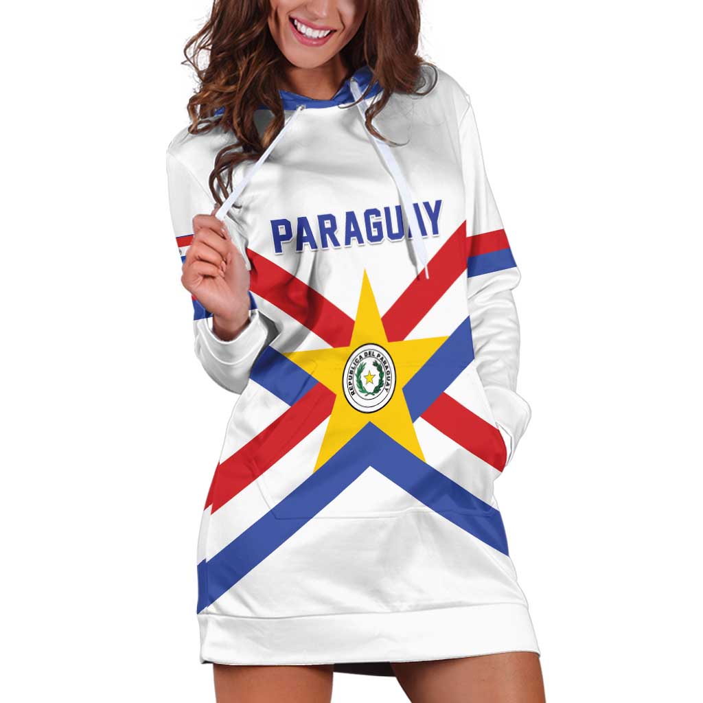 Custom Paraguay Football Hoodie Dress Unique Style