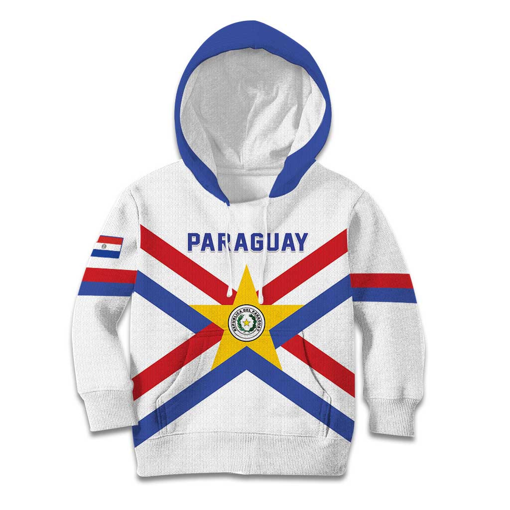 Custom Paraguay Football Kid Hoodie Unique Style