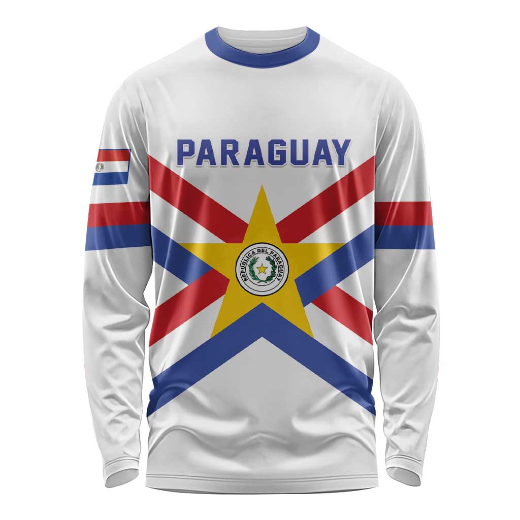 Custom Paraguay Football Long Sleeve Shirt Unique Style