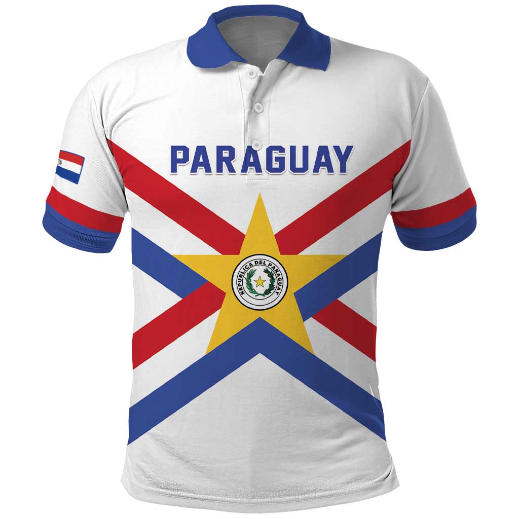 Custom Paraguay Football Polo Shirt Unique Style