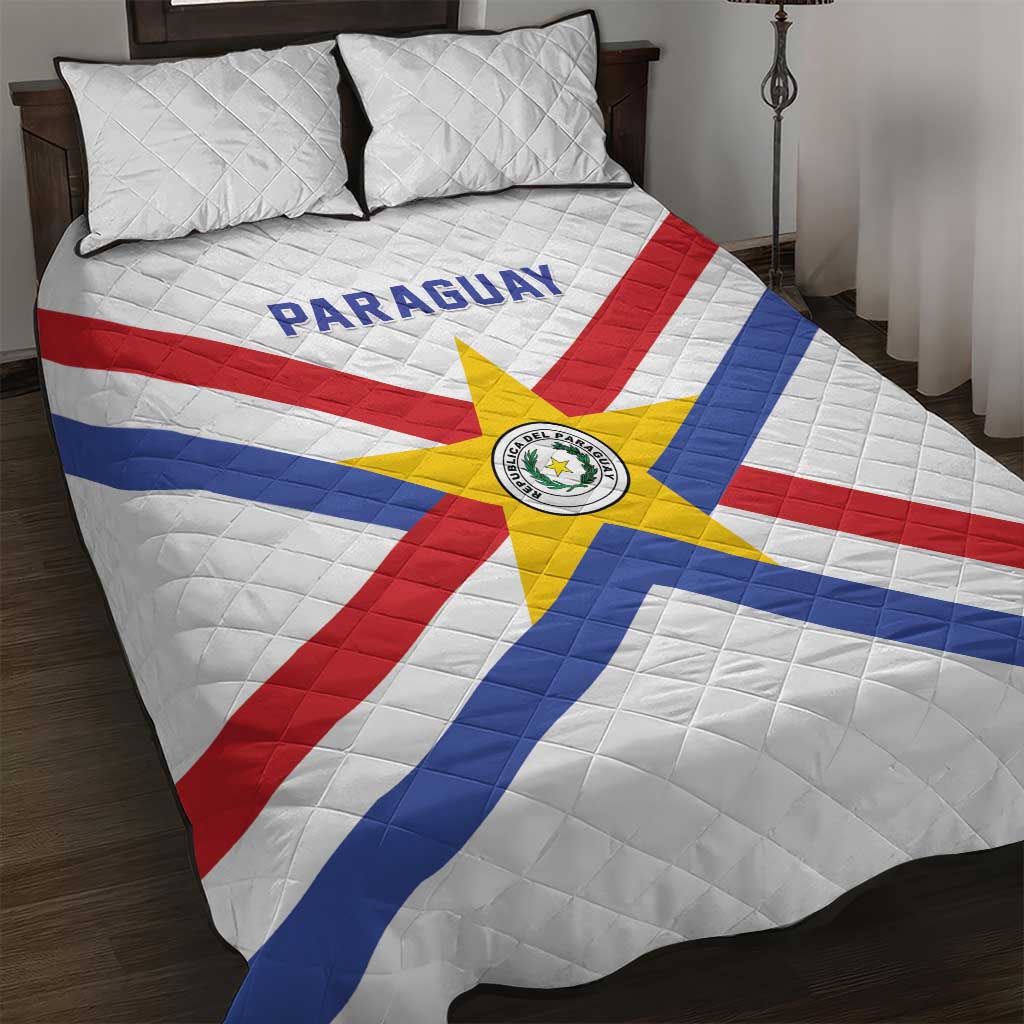 Paraguay Football Quilt Bed Set Unique Style