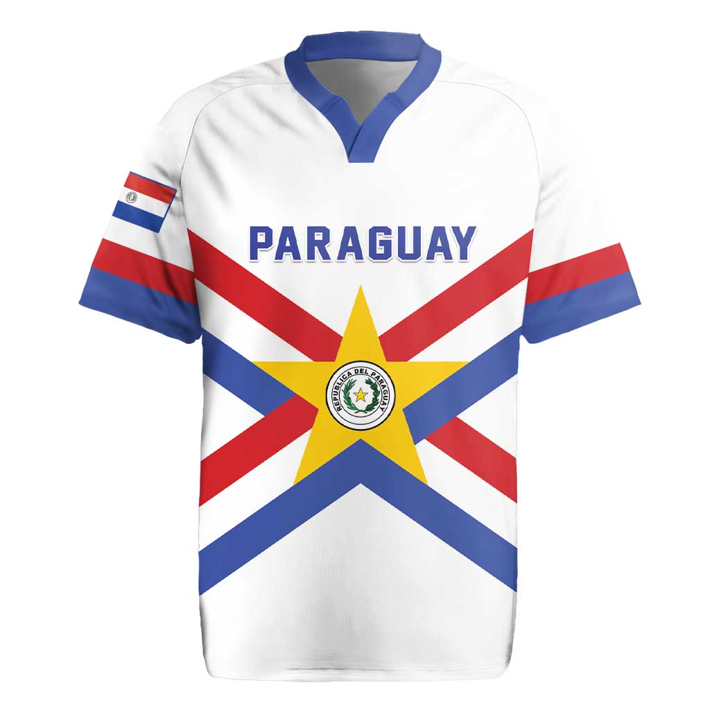 Custom Paraguay Football Rugby Jersey Unique Style