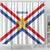 Paraguay Football Shower Curtain Unique Style