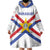 Custom Paraguay Football Wearable Blanket Hoodie Unique Style