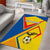 Ecuador Football Area Rug La Tricolor Sporty Style