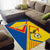 Ecuador Football Area Rug La Tricolor Sporty Style