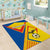 Ecuador Football Area Rug La Tricolor Sporty Style