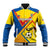 Custom Ecuador Football Baseball Jacket La Tricolor Sporty Style