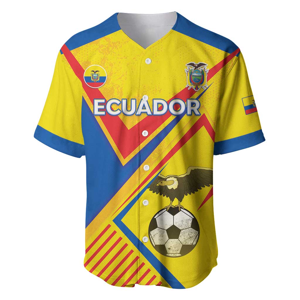 Custom Ecuador Football Baseball Jersey La Tricolor Sporty Style