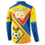 Custom Ecuador Football Button Sweatshirt La Tricolor Sporty Style